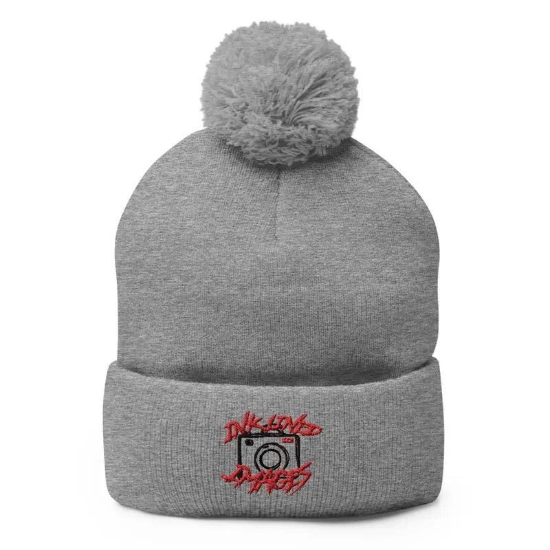 POM POM Ink Beanie Gray